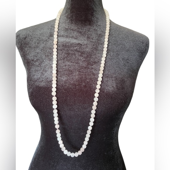Mala Rose Quartz 36” necklace NWT - Picture 1 of 4